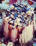 Банановая панна-котта