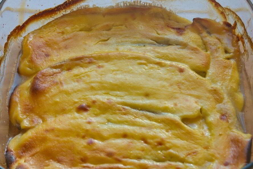 Рецепт бананы, запеченные с творогом