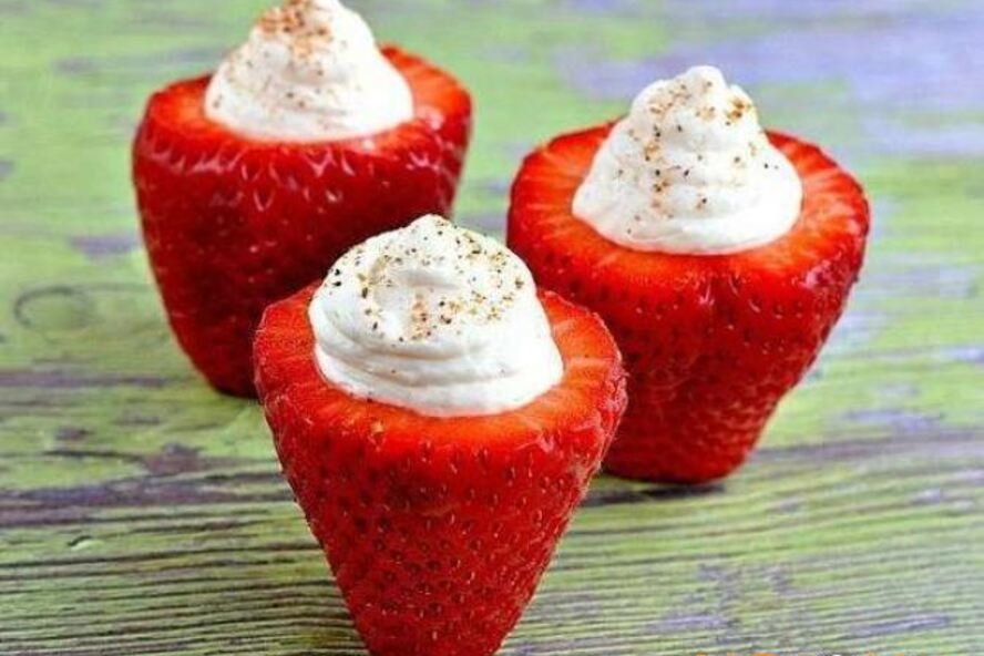 Рецепт десерт из клубники