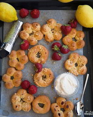 Десерт из заварного теста