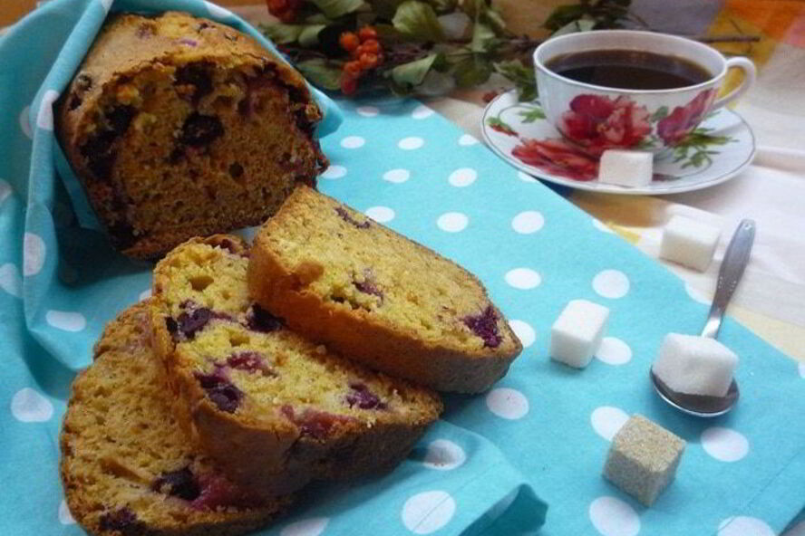 Рецепт десертный клюквенно-апельсиновый хлеб
