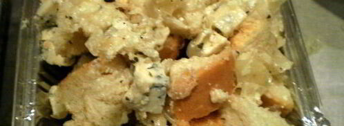 хлебный пудинг с горгонзолой. Шаг 6