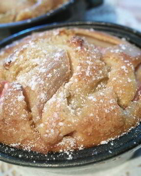 Клафути с ревенем