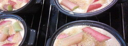 клафути с ревенем. Шаг 5