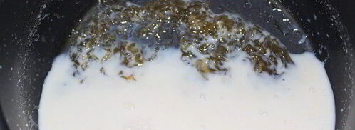 кофейно-ромовая панна котта с соусом тоффи. Шаг 9