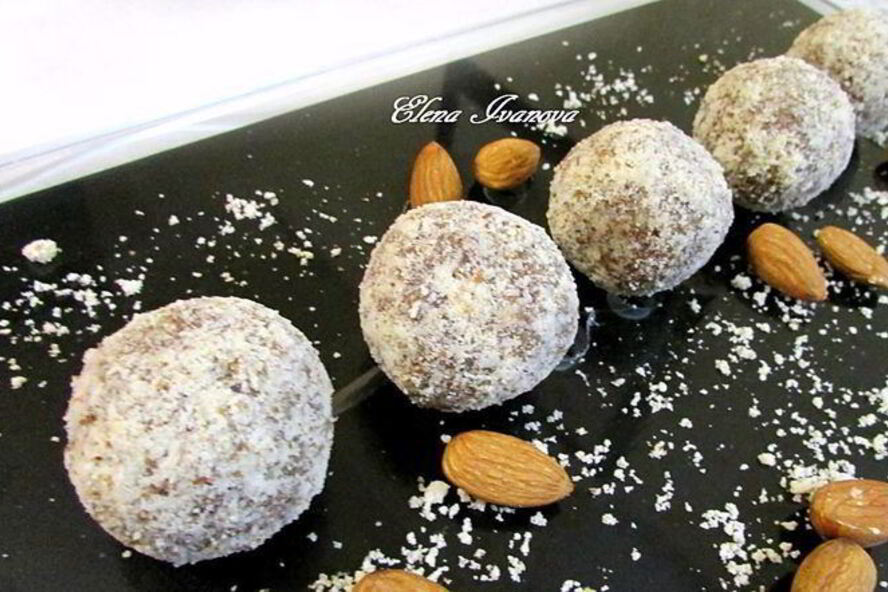 Рецепт имбирные конфеты с финиками и миндалем