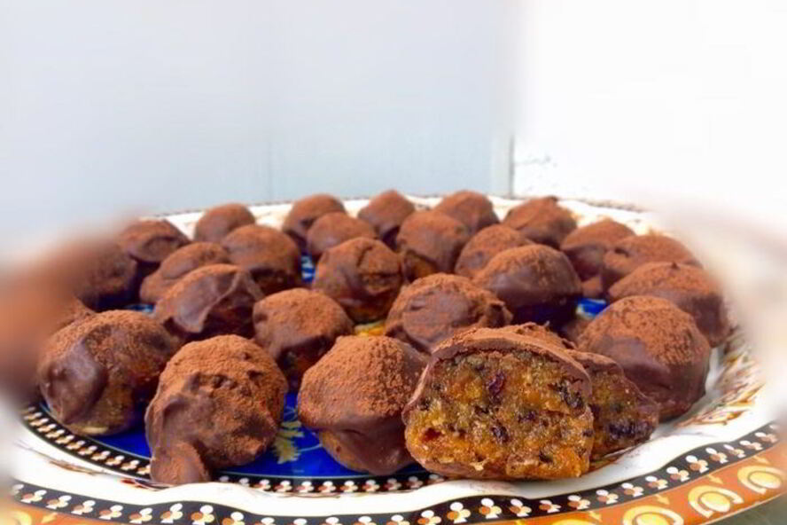 Рецепт конфеты с сухофруктами и орехами