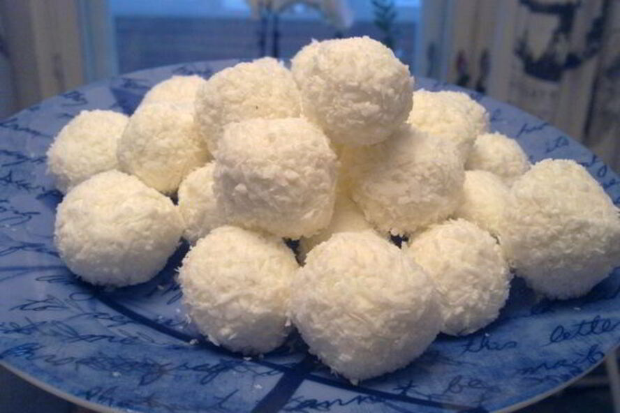 Рецепт конфеты творожные шарики с орехами