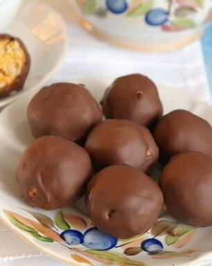 Конфеты Тыква в шоколаде