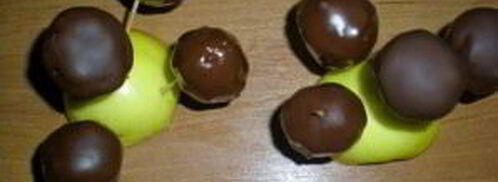 конфеты тыква в шоколаде. Шаг 6