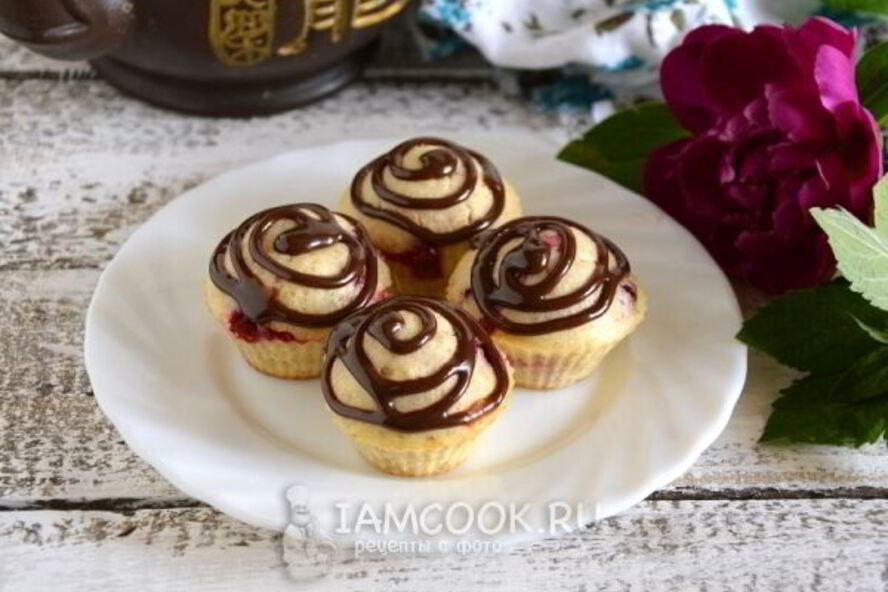 Рецепт маффины конфетки с брусникой