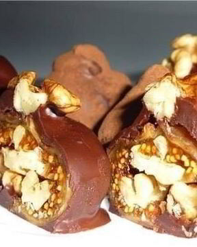 Полезные домашние конфеты с инжиром