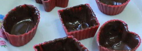 шоколадные конфеты с начинкой. Шаг 3