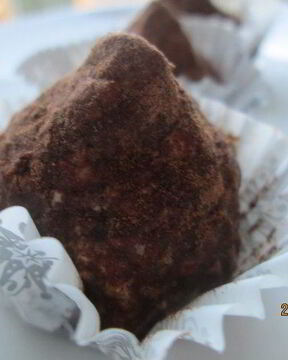 Творожные конфеты с тыквой и хурмой