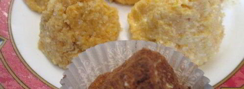 творожные конфеты с тыквой и хурмой. Шаг 5