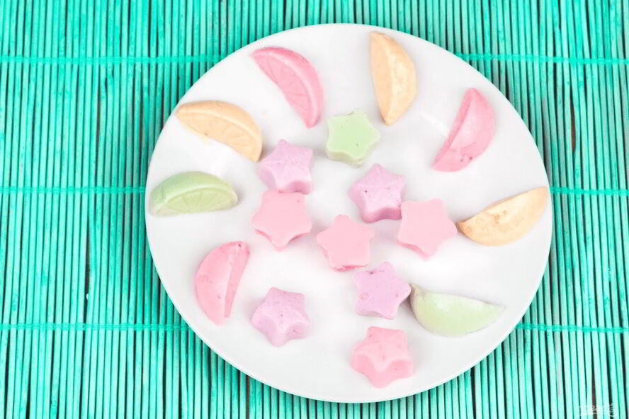 Рецепт желейные конфеты из йогурта