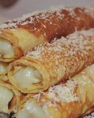 Блинчики с заварным кремом