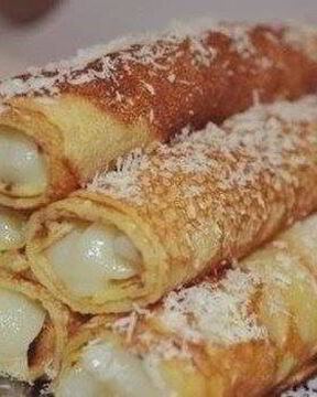 Блинчики с заварным кремом