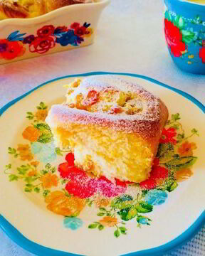 Булочки с кремом и изюмом