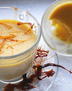 Карамельные кремовые горшочки