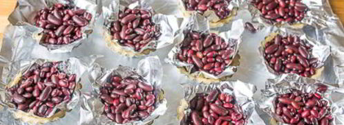 корзиночки с белковым кремом. Шаг 11