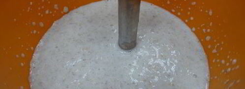 крем из овсянки с малиновым кули. Шаг 3