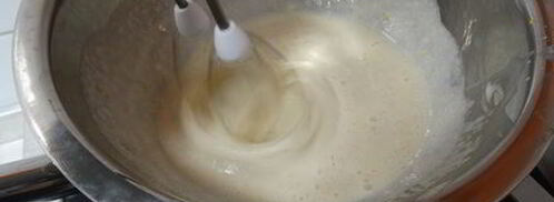 крем из овсянки с малиновым кули. Шаг 7