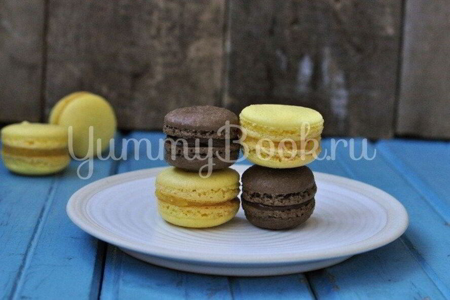 Рецепт макаронс с лимонным кремом