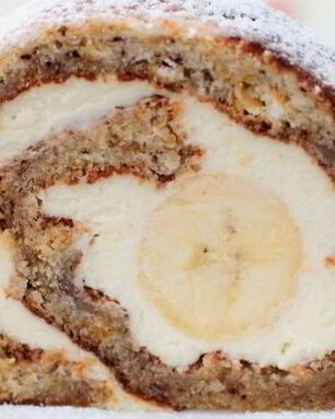 Рулет со сливочным кремом