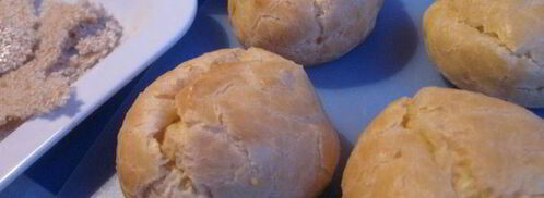 шу кунжутные облачка с лимонным кремом. Шаг 6