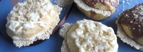 шу кунжутные облачка с лимонным кремом. Шаг 7