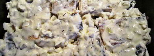 судак под кремовой шубкой. Шаг 7