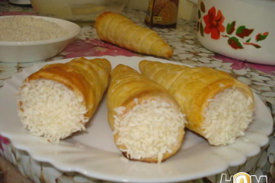 Рецепт трубочки с заварным кремом