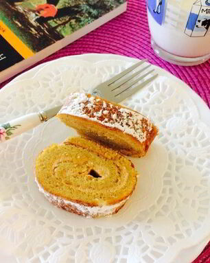 Тыквенный рулет с кремом