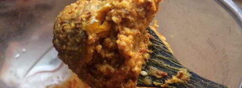 веганский крем-борщ с тыквенным хумусом. Шаг 2