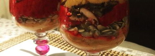 веганский крем-борщ с тыквенным хумусом. Шаг 7