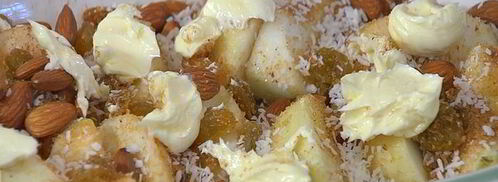 яблочные дольки под белковым кремом. Шаг 6