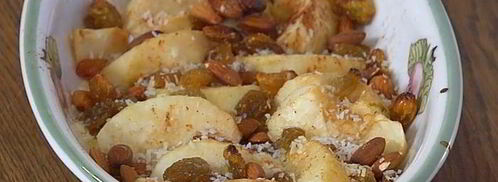 яблочные дольки под белковым кремом. Шаг 7