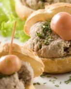 Заварные булочки с кремом из утки