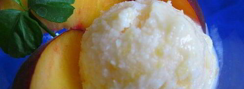 апельсиновое и персиковое мороженое. Шаг 2