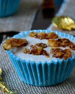 Банановое мороженое с овсяным грильяжем