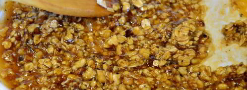 банановое мороженое с овсяным грильяжем. Шаг 7