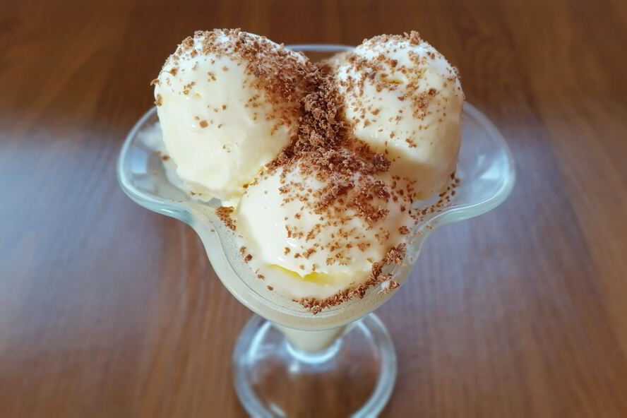 Рецепт быстрое домашнее мороженое из сгущенки