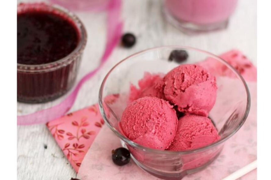 Рецепт черносмородиновое мороженое