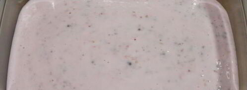 домашнее йогуртовое мороженое с клубникой и киноа. Шаг 4