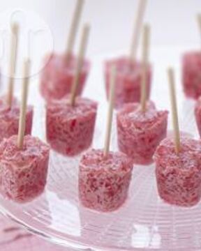 Домашнее малиновое мороженое с желе