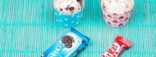 домашнее мороженое с киткат и орео. Шаг 4