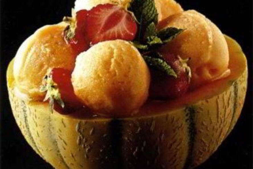 Рецепт дынное мороженое