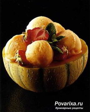 Дынное мороженое