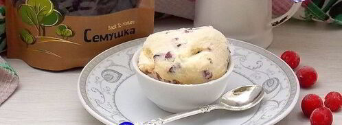 кокосовое мороженое с клюквой. Шаг 7